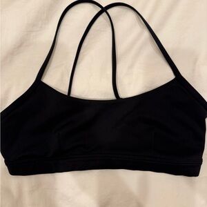 ALO Yoga Black Airlift Intrigue Bra